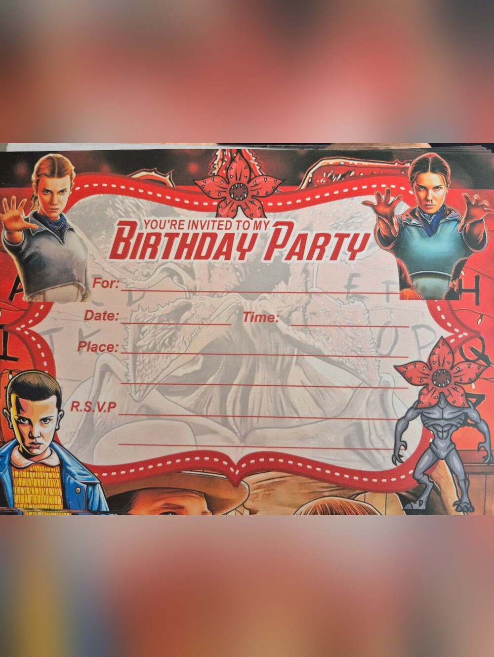 Stranger Things/Rock Star Party Pack